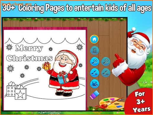 Christmas Color Book For Kids Free screenshot