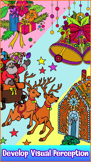 Christmas Color by Number - Adult Paint Book 2020 screenshot