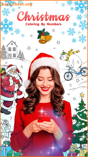 Christmas Color by Number: Christmas Coloring Book screenshot
