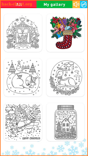 Christmas Color by Number: Christmas Coloring Book screenshot