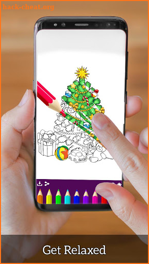 Christmas Coloring Book - Art Book Xmas Coloring screenshot