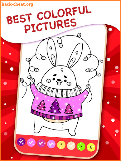 Christmas Coloring Book By Numbers screenshot