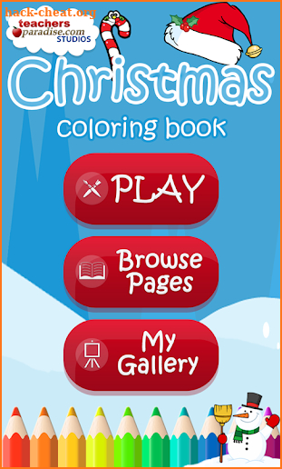 Christmas Coloring Book Games screenshot