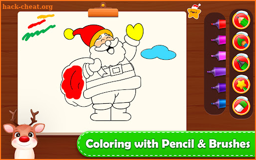 Christmas Coloring Book Games screenshot