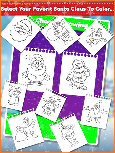 Christmas Coloring Fun - Kids Coloring Game screenshot