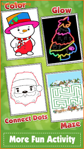 Christmas Coloring Game Treats screenshot