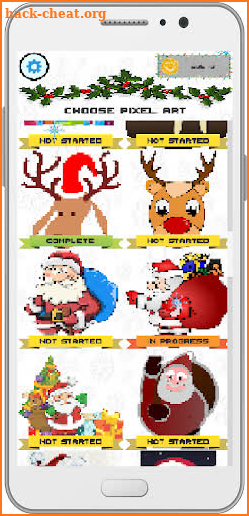 Christmas Colouring Pixel Art screenshot