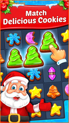 Christmas Cookie - Santa Claus's Match 3 Adventure screenshot