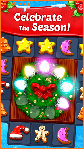 Christmas Cookie - Santa Claus's Match 3 Adventure screenshot