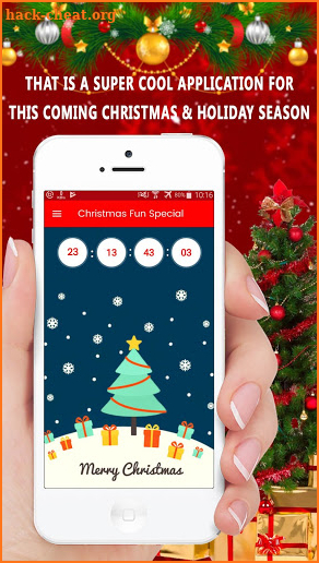 Christmas Countdown, Christmas Ringtones, Messages screenshot