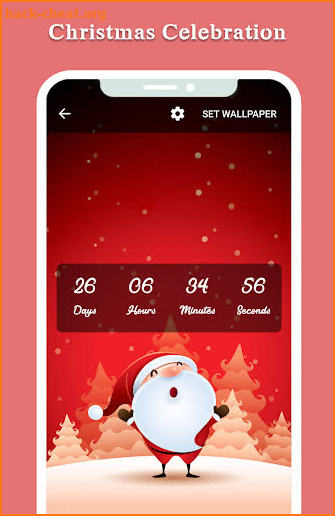 Christmas Countdown Live Wallpaper screenshot