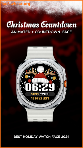 Christmas Countdown Watch Face screenshot