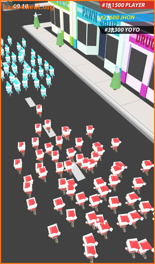 Christmas Crowd in City screenshot