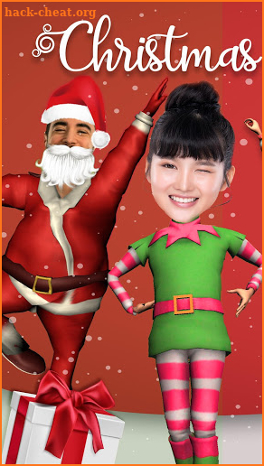 Christmas Dance – Put Your Face in a 3D Video screenshot