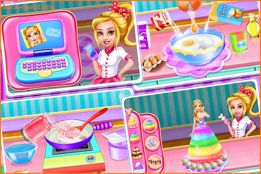 Christmas Doll Cooking Cakes & Desserts- Bakery 🎂 screenshot