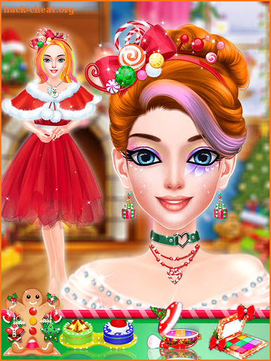 Christmas DressUp & Makeup Salon Games For Girls screenshot