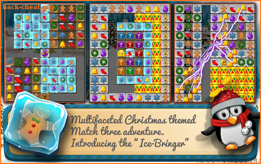 Christmas Drops 3 - Match three puzzle screenshot
