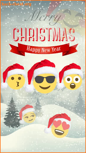 Christmas Emoji Funny Sticker screenshot
