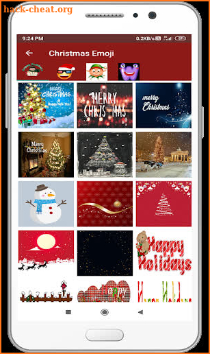 Christmas Emoji Gif screenshot