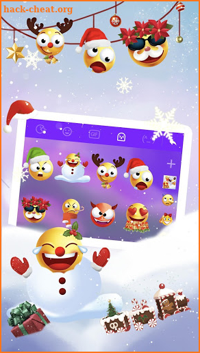Christmas Emoji Keyboard Sticker screenshot