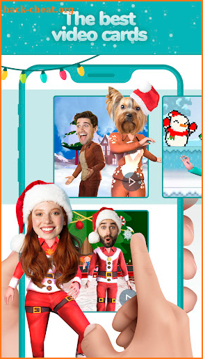 Christmas Face in Hole – Dance Yourself screenshot