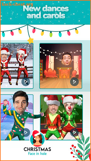 Christmas Face in Hole – Dance Yourself screenshot
