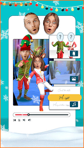 Christmas Face - Photo dance screenshot