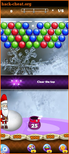 christmas Game - Bubble Shooter screenshot
