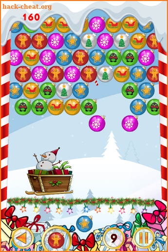 Christmas games: Christmas bubble shooter Xmas screenshot