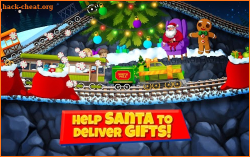 Christmas Games: Santa Train Simulator screenshot