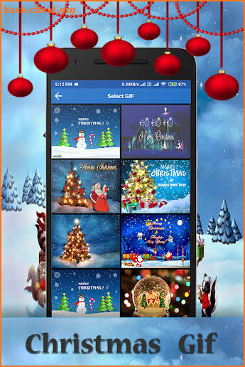 Christmas GIF 2018 screenshot