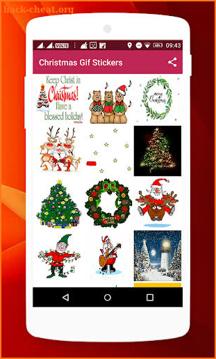Christmas Gif Stickers screenshot