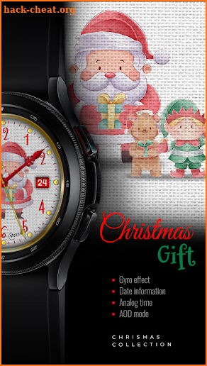 Christmas Gift Analog Watch screenshot