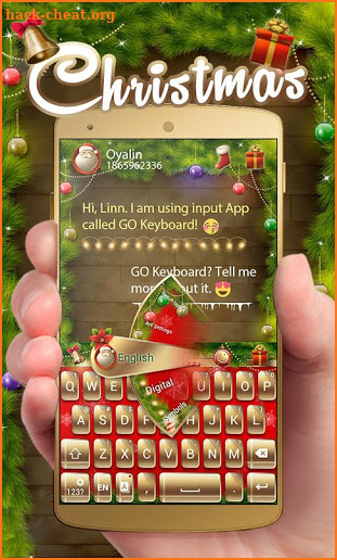 Christmas GO Keyboard Theme screenshot