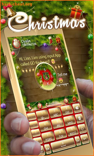 Christmas GO Keyboard Theme screenshot