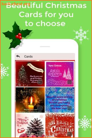 Christmas Greeting Cards & GIF Wishes screenshot