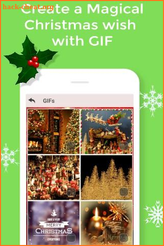 Christmas Greeting Cards & GIF Wishes screenshot