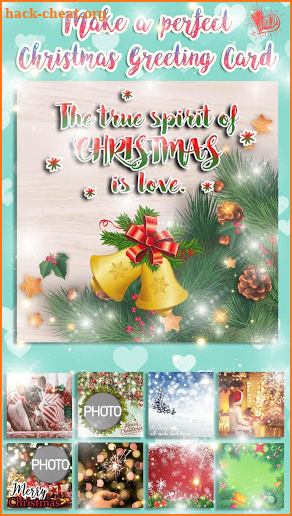 Christmas Greeting Cards - Photo Maker with Quotes screenshot