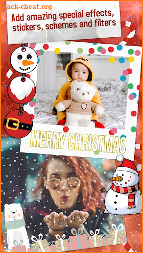 Christmas Greetings Christmas Photo Card Maker screenshot