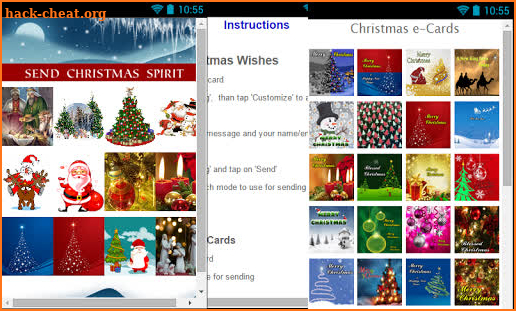 Christmas Greetings e-Cards screenshot