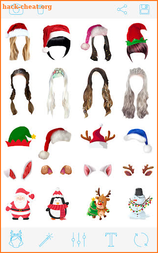 Christmas Hairstyles Photo 🎄 screenshot