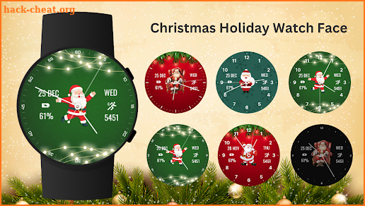 Christmas Holiday Watch Face screenshot