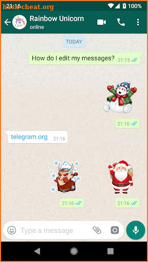 Christmas Holidays Stickers - WAStickerApps screenshot