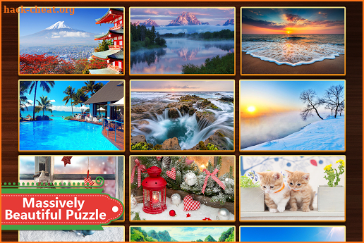 Christmas jigsaw puzzle screenshot