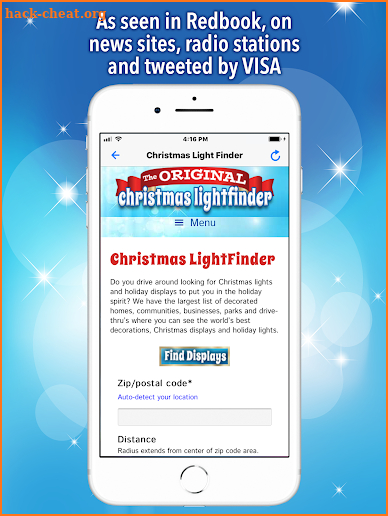 Christmas Light Finder screenshot