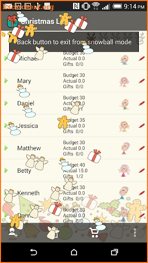 Christmas List Gift Planner screenshot