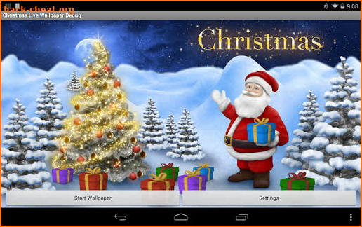 Christmas Live Wallpaper Pro screenshot