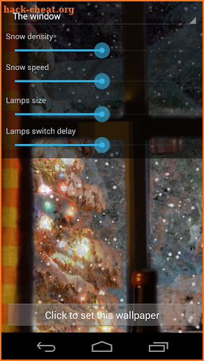 Christmas Live Wallpaper Pro screenshot