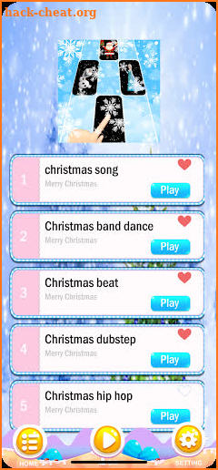 Christmas Magic Piano Tiles screenshot
