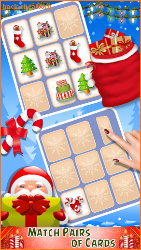 Christmas Match The Cards screenshot